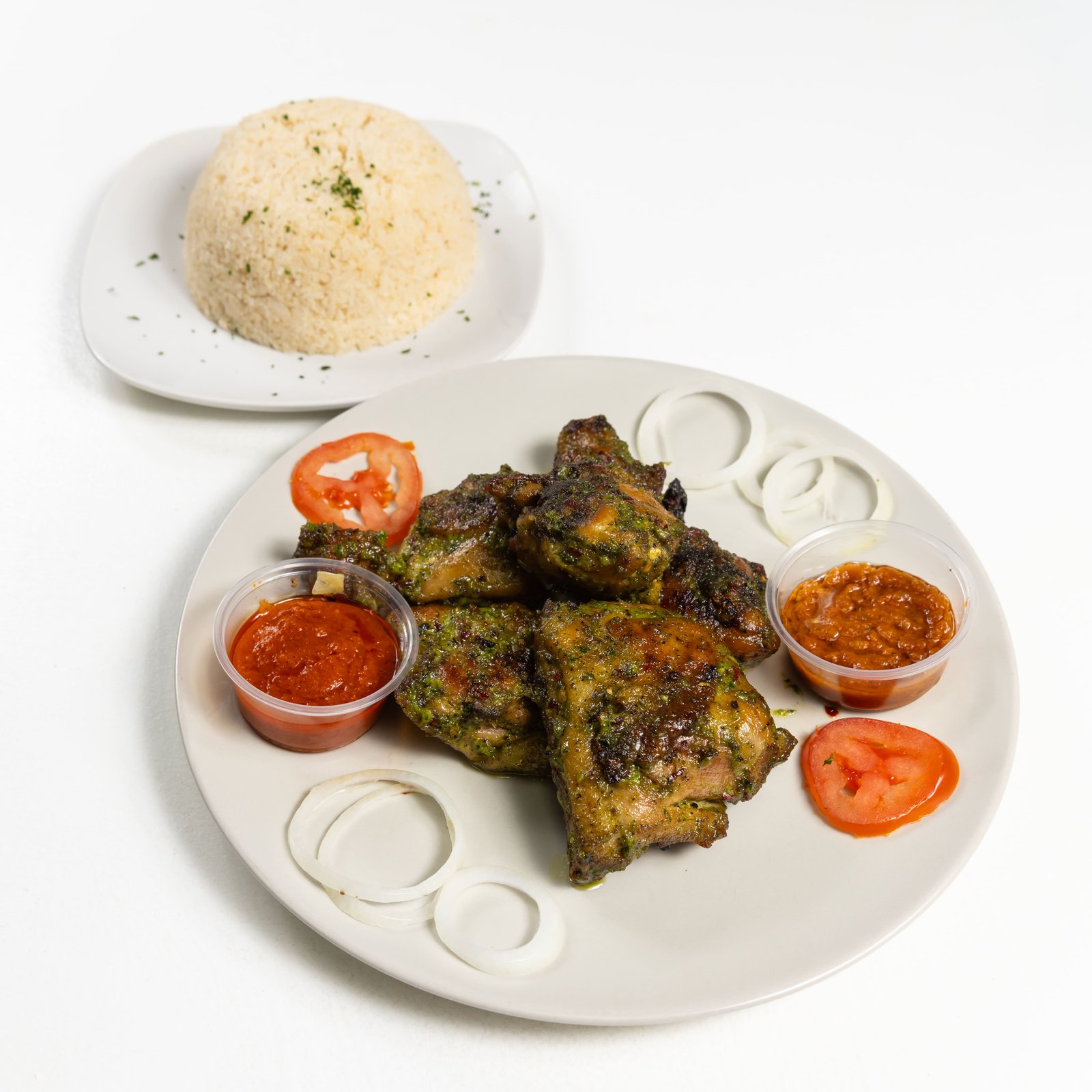 Poulet braisé or grilled chicken